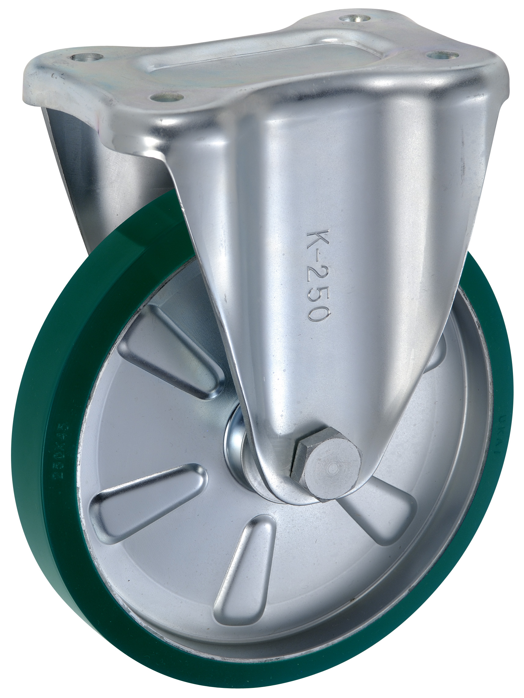 Bánh Xe PU Cố Định Không Phanh D250 UKAI SUIK-250