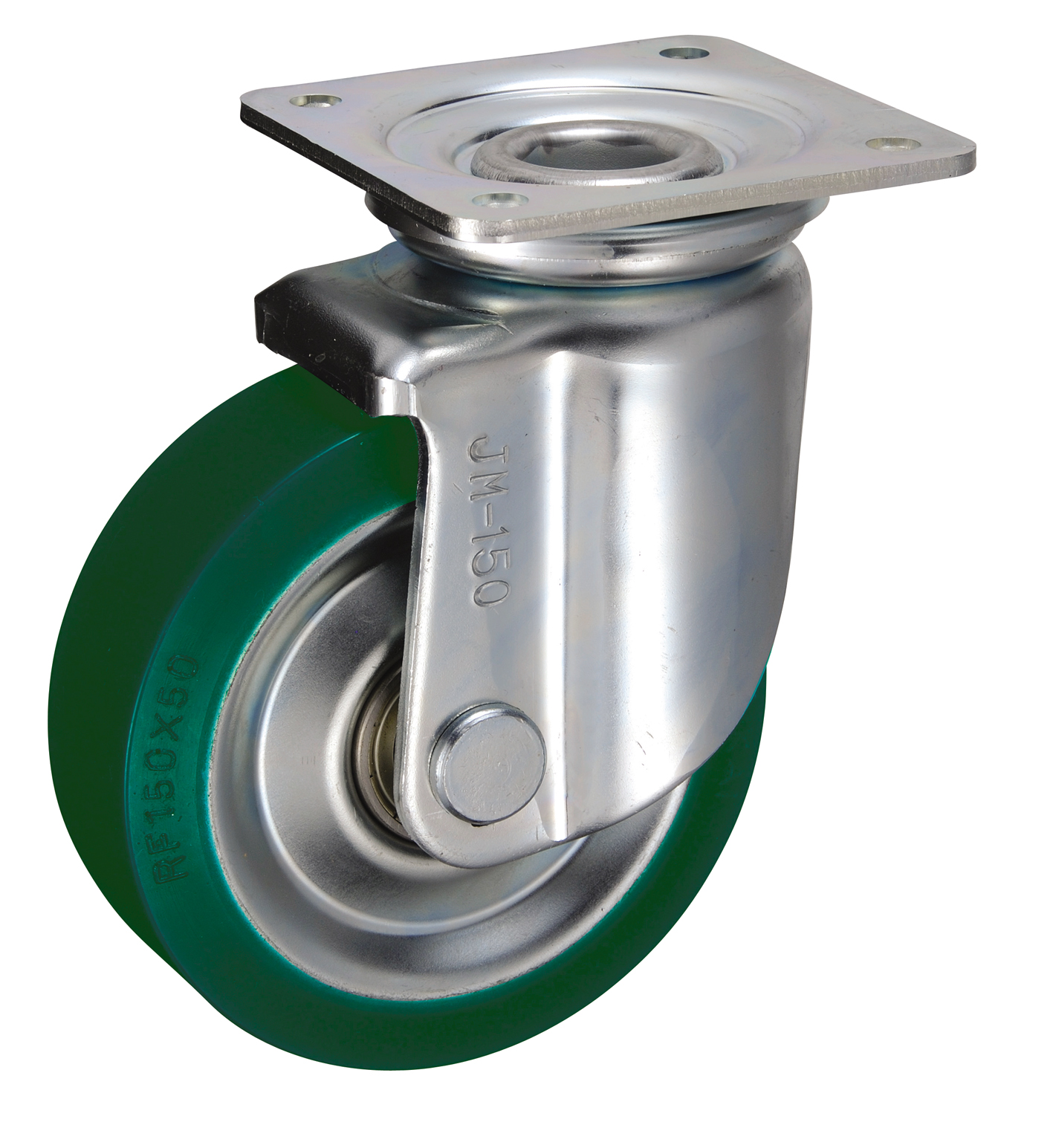 Bánh Xe Tải Nặng PU Xoay Không Phanh D150 UKAI RFJM-150