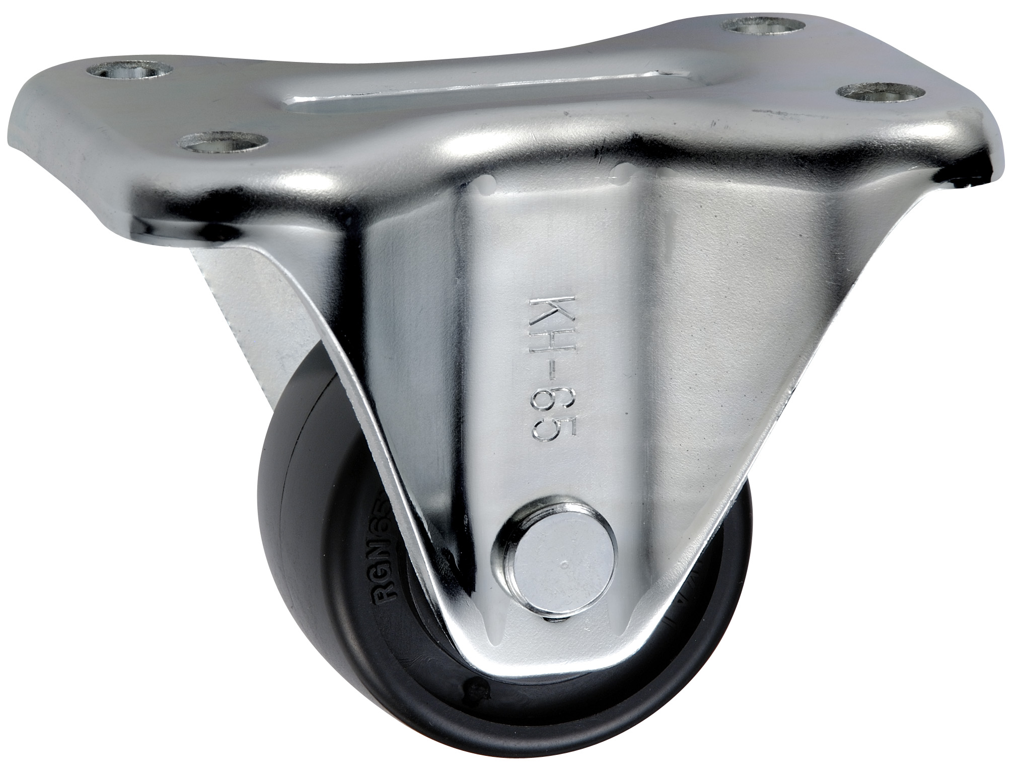 Bánh Xe Tải Nặng Nylon Cố Định Không Phanh D65 UKAI RGNKH-65 (Loại Nhỏ Gọn)