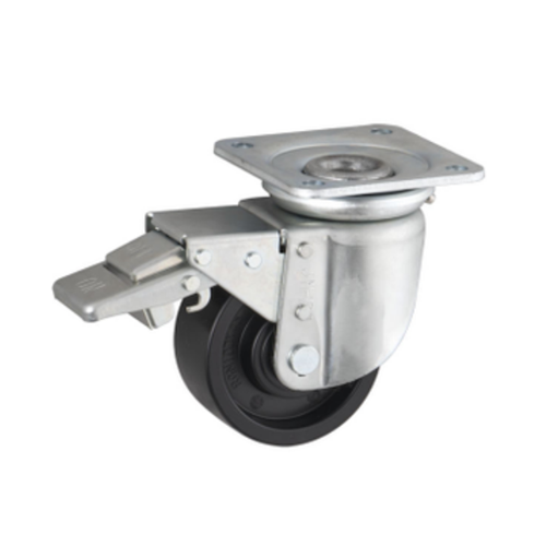 Bánh Xe Tải Nặng Nylon Xoay Có Phanh D100 UKAI RGNJMB-100