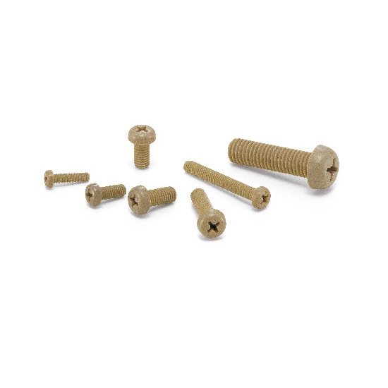 Bulong Pake Đầu Tròn Nhựa PPS M3x12 NBK Dòng SPE-P