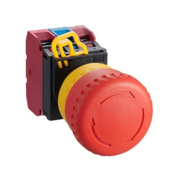 Nút Dừng Khẩn IDEC Ø22mm 2NO YW1B-V4E20R