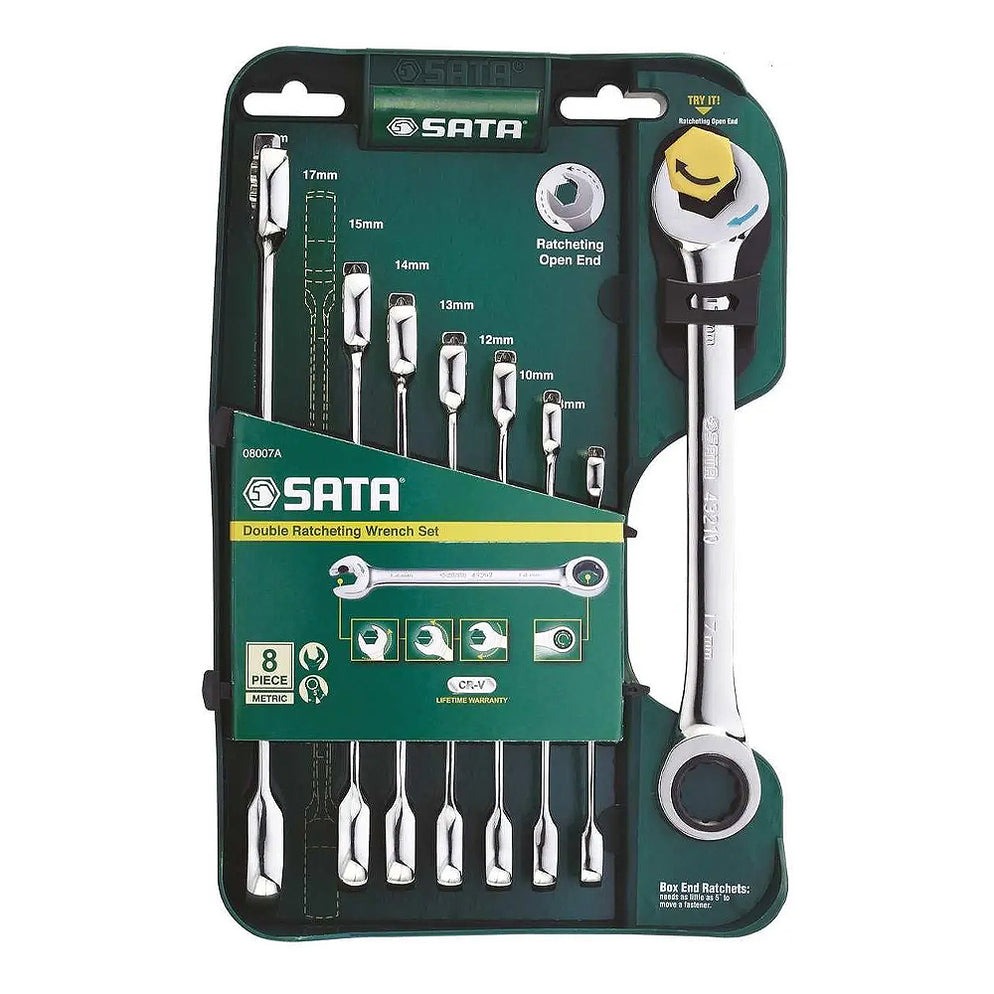 Bộ Cờ Lê Vòng Miệng19 mm Sata 08007A