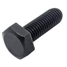 Bulong Thép Đen GR 5 UNC 5/8-11 x 5 Ren Lửng (1 Tán + 1 LĐP)