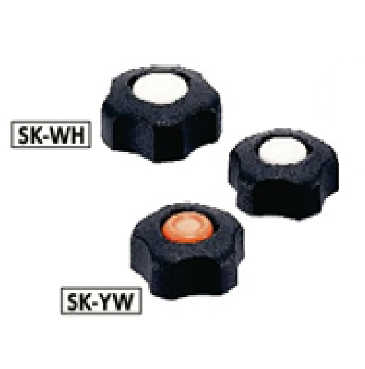 Núm Vặn Nhựa 5 Cánh Vàng OD43 NBK Dòng SK