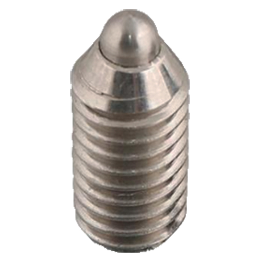 Vít Nhún Lò Xo Ngắn Inox 304 Mũi Nhựa POM (Tải Siêu Nặng) SPRX3