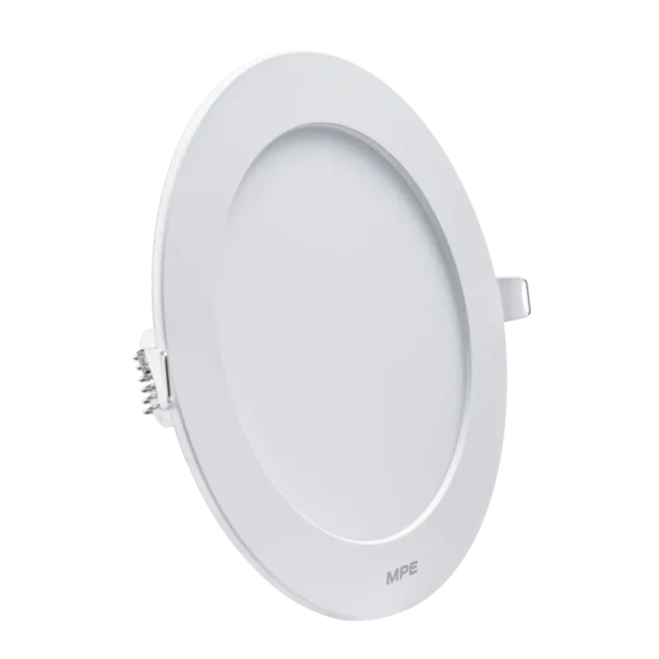 Led Panel Âm Trần Nhựa Mặt Tròn 12W Ánh Sáng Trắng MPE RPL3-12T