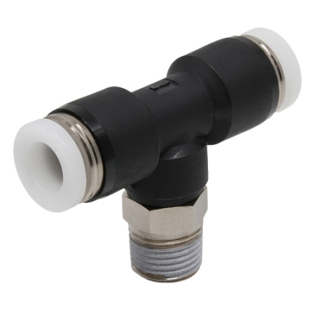 Đầu Nối Nhanh Khí Nén Dạng Chữ T Ren Ngoài Pisco PB1/4-N2MU