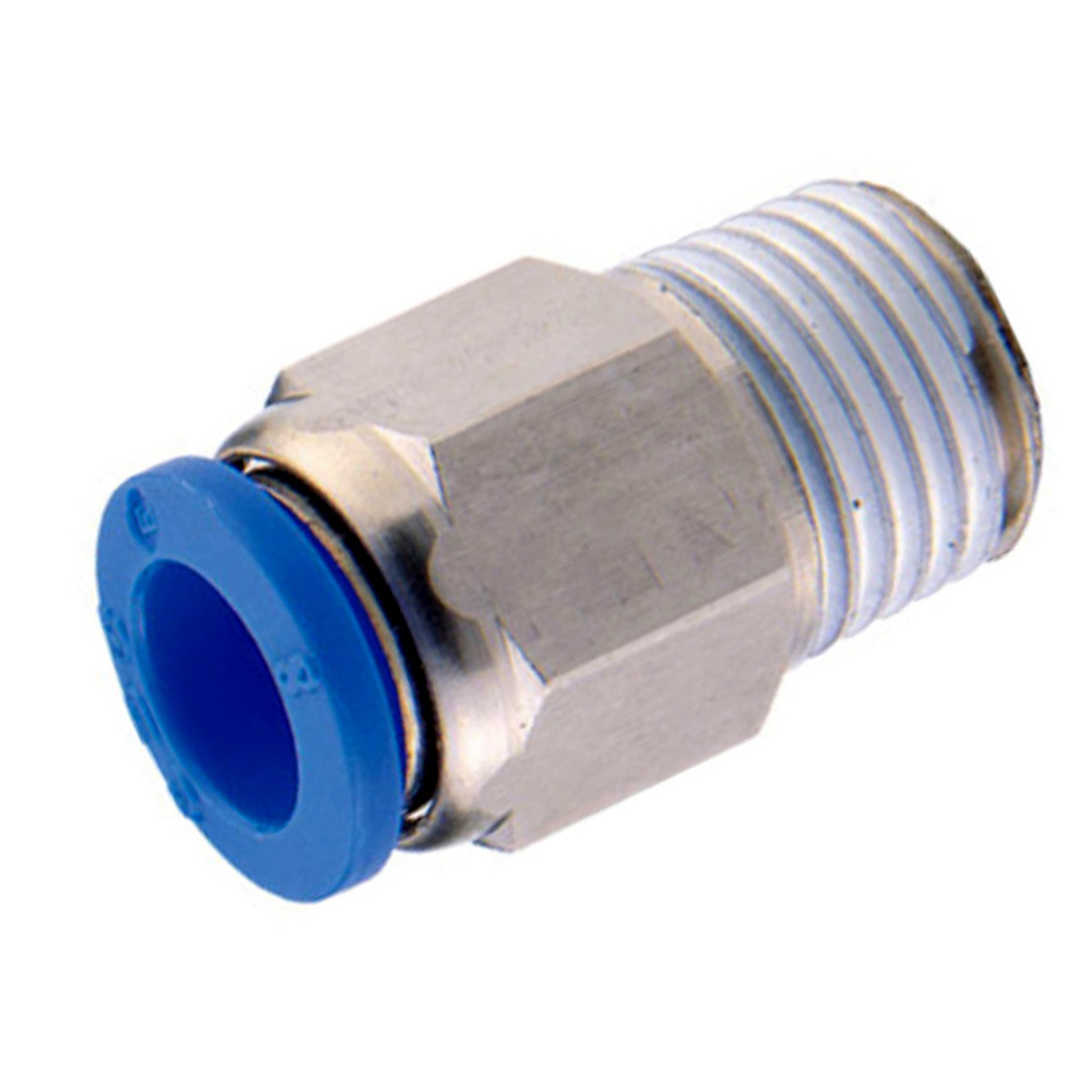 Đầu Nối Khí Cong Ren Ngoài 4mm - G1/8 Pisco PL4-G1