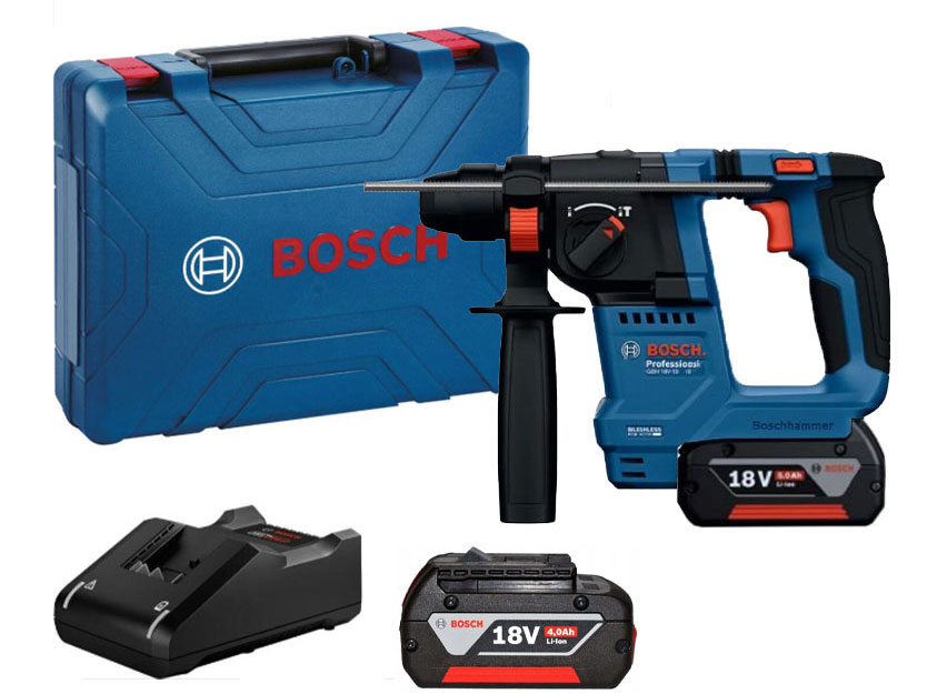 Máy Khoan Búa Pin GBH 18V-18 (2 Pin Bosch 4.0Ah) 18V Bosch 0611927002