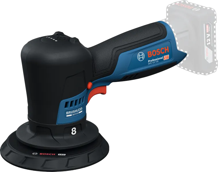 Máy Đánh Bóng Lệch Tâm Dùng Pin GPX 12V-125 (SOLO) Bosch 06019L41K0