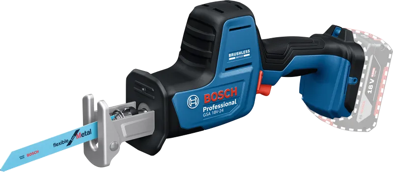 Máy Cưa Kiếm Dùng Pin GSA 18V-24 (SOLO) Bosch 06016A51L0