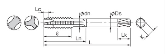 Mũi Taro Thẳng Nachi (L6868) M4x0.7 - Ảnh 6