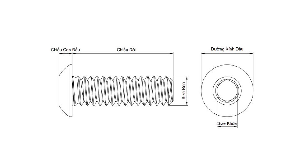 Ban ve ky thuat luc giac chim mo M10x55