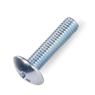 Bulong Pake Dù Thép Mạ Kẽm Trắng Cr3+ 4.6 M4x10