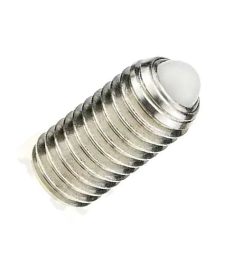 Con Lăn Bi Loại Vít Cấy Thân Inox 304 Bi Nhựa M16 BCSBJ16