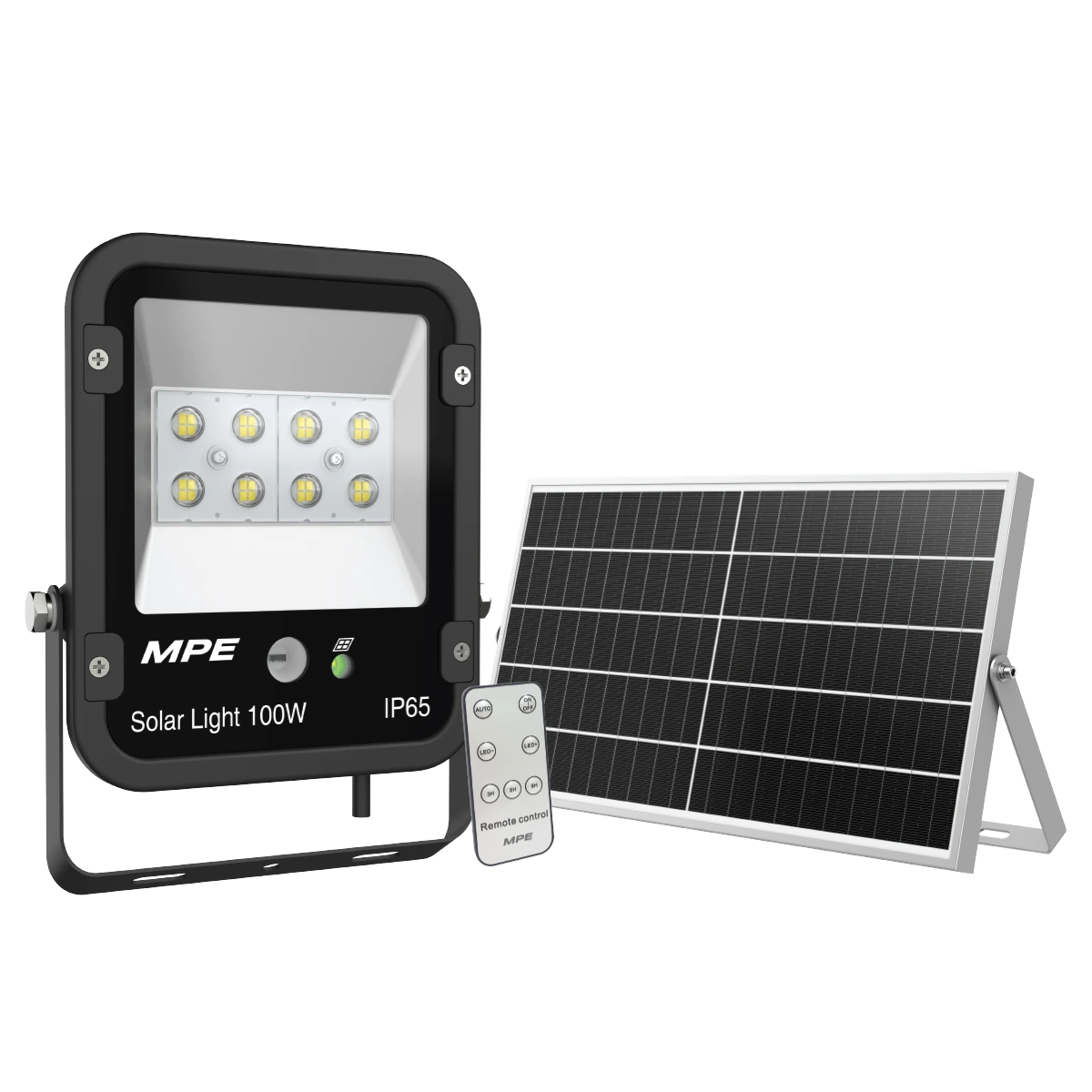 Đèn Led Pha Năng Lượng Mặt Trời 100W Ánh Sáng Trắng MPE SFLD2-100T
