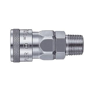 Khớp Nối Nhanh Bi Cái - Ren Ngoài Nitto 20SM RC1/4