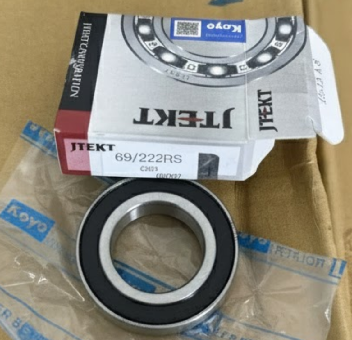 Vòng Bi Rãnh Sâu 1 Dãy 22x39x9 mm Koyo 69/22