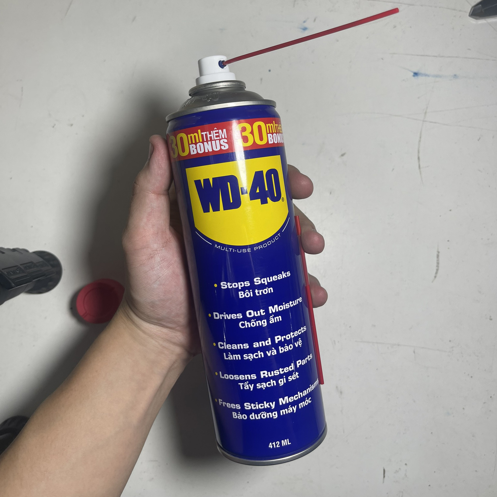 Alternative view of Chai Xịt Đa Năng Bôi Trơn Chống Rỉ Sét 412 ml WD 40