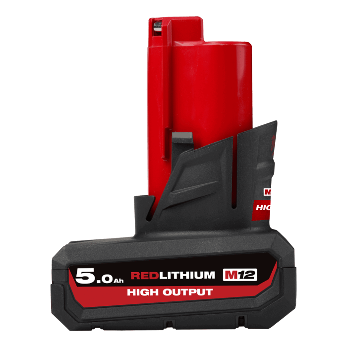 Pin RedLithium Hiệu Suất Cao 12V 5.0Ah Milwaukee M12 HB5