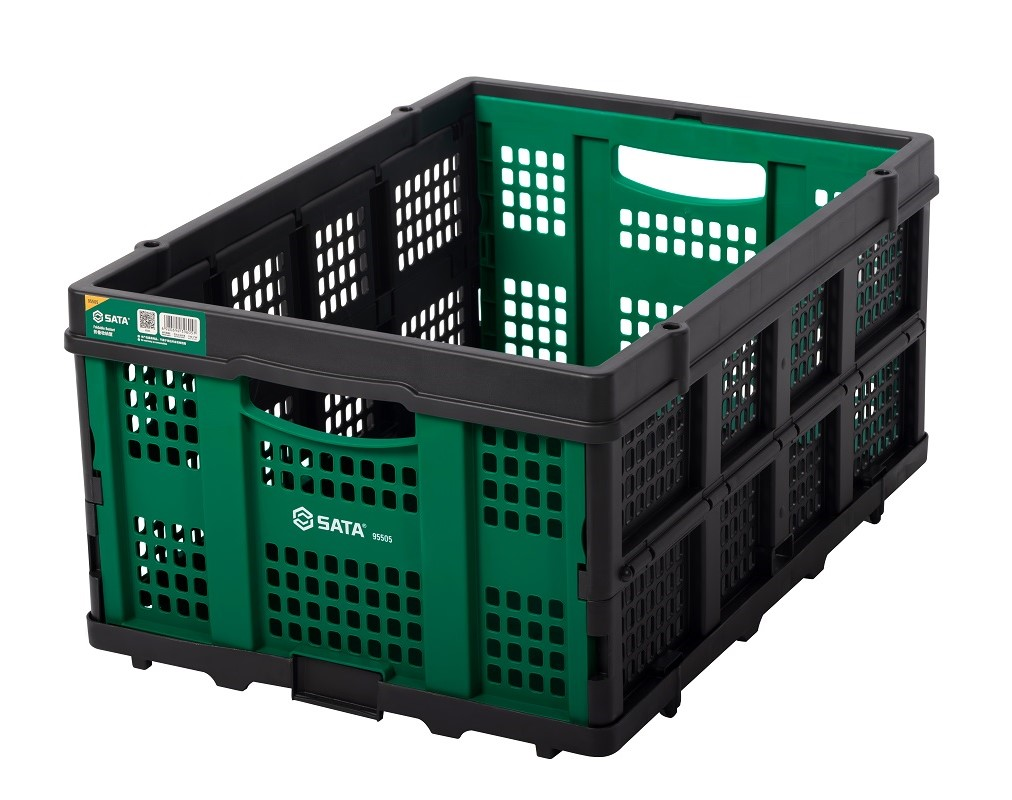 Giỏ Nhựa Đựng Hàng Hóa Có Thể Gấp Gọn 569x410x272mm Tải Trọng 30kg Sata 95505