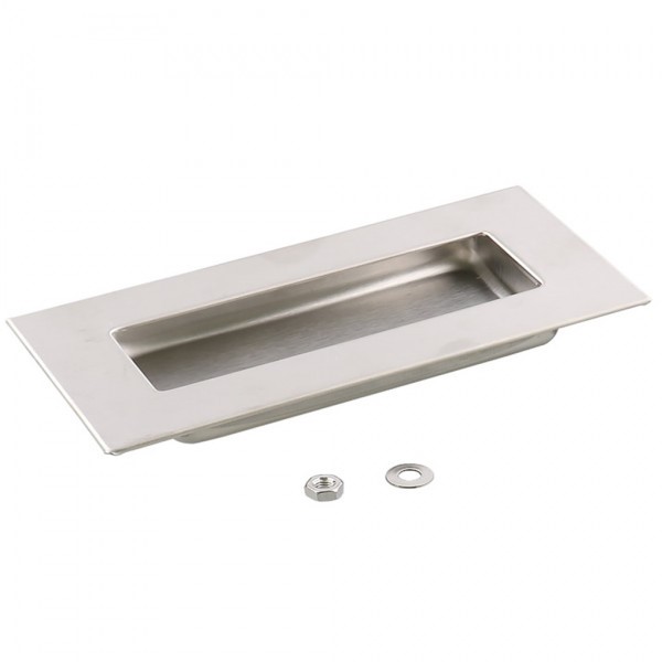 Tay Nắm Cửa Âm Inox 304 Đánh Xước L 74 mm (UWAUNS90)