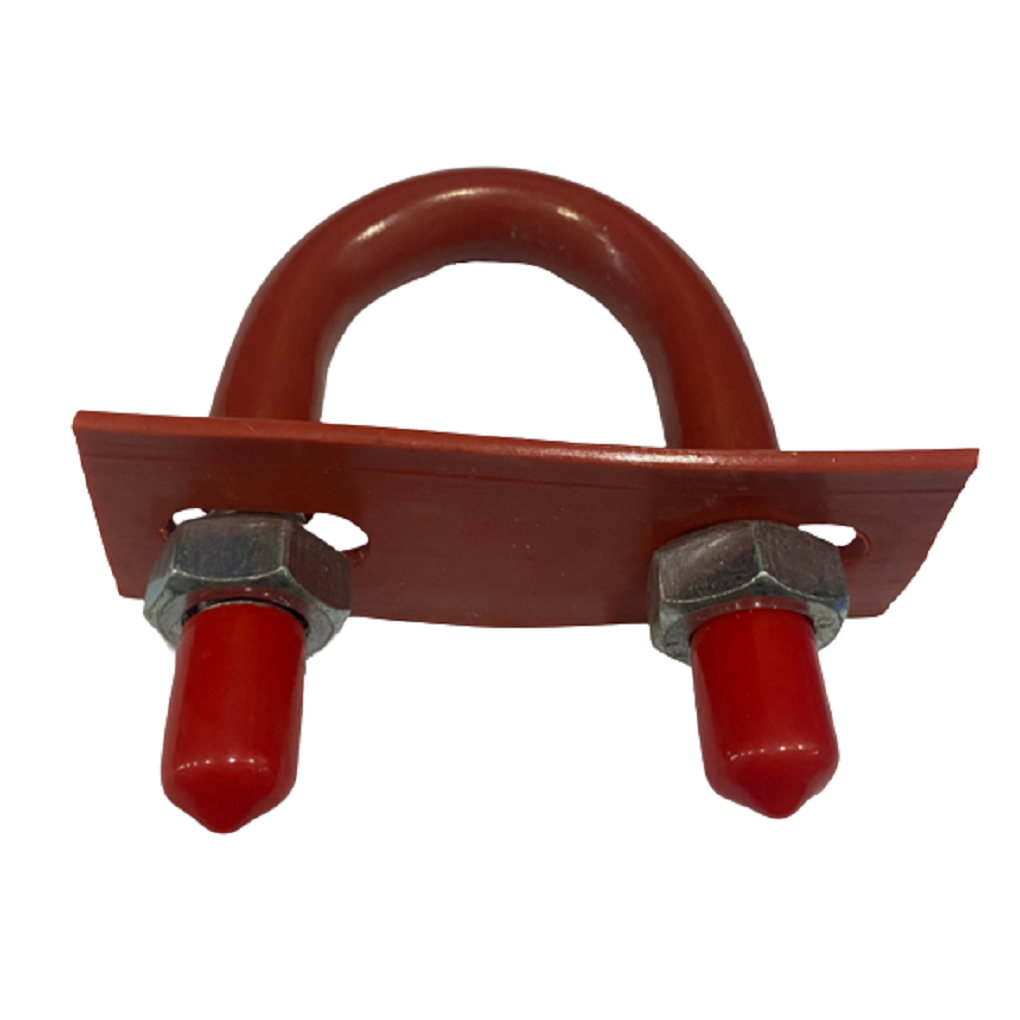 Cùm U Thép SS400 Bọc Nhựa DN40 M10 x 49mm