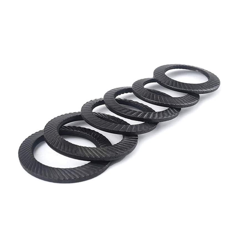 Alternative view of Lông Đền Răng Thép Đen 65Mn DIN9250 M12