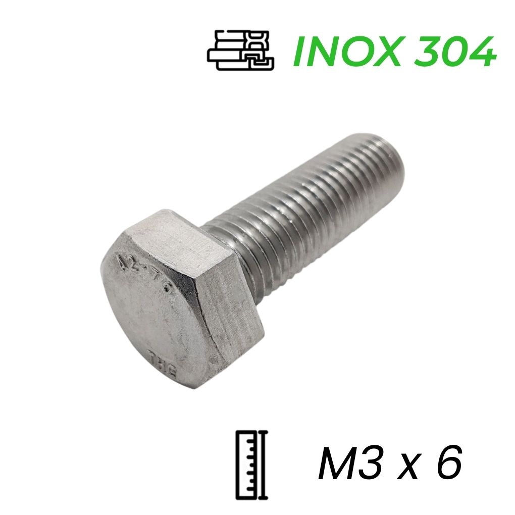 Bulong Inox 304 M3x6 - Nhỏ Gọn, Kháng Gỉ Tuyệt Đối