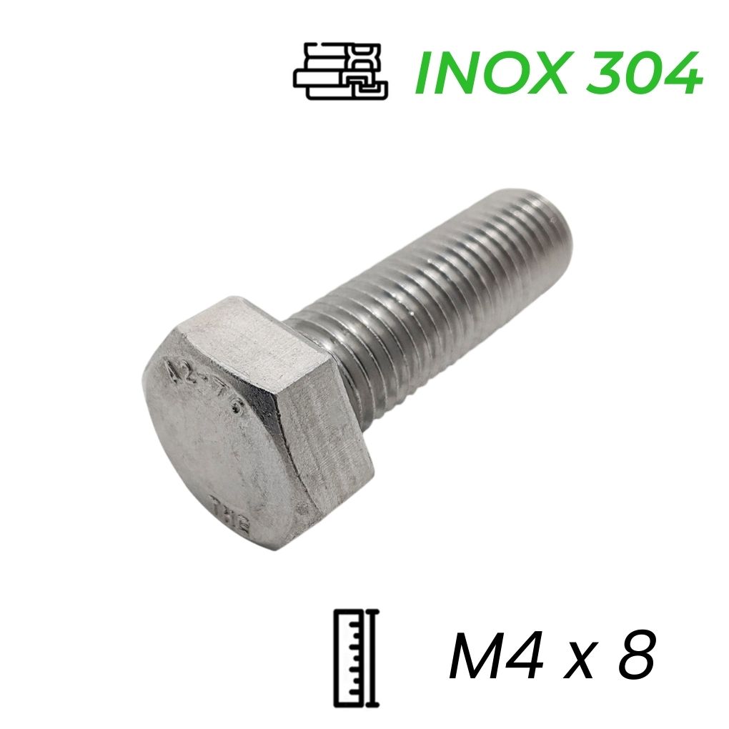 Bulong Inox M4x8 - Kết Nối Ổn Định, Chống Ăn Mòn