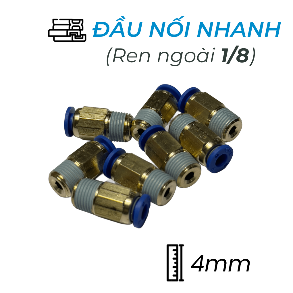 Đầu Nối Nhanh Phi 4 Ren 1/8 CDC MPC 0401 Giá Tốt