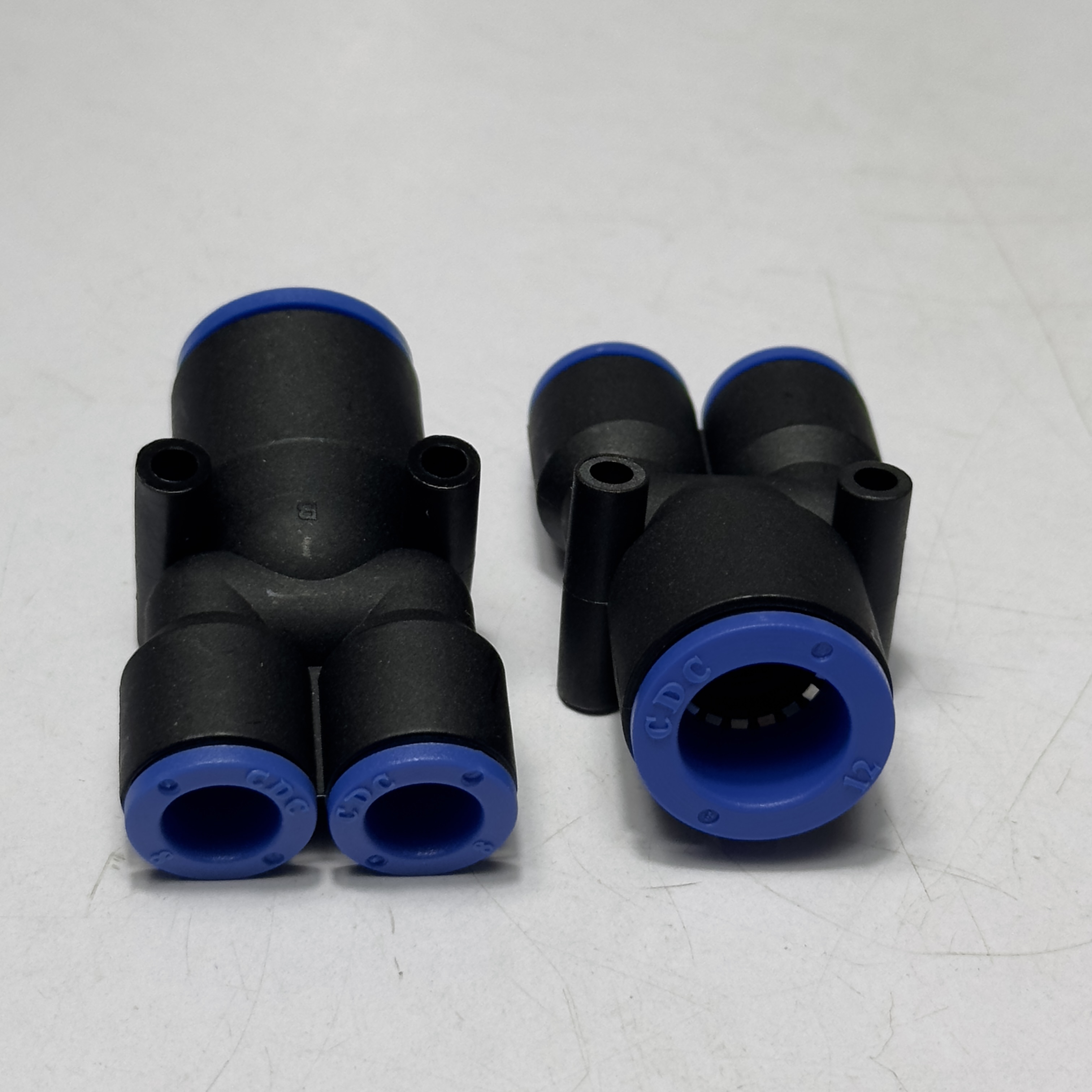 Alternative view of Đầu Nối Nhanh Chữ Y Phi 12x8 Đen CDC MPW 1208 Bền 2025