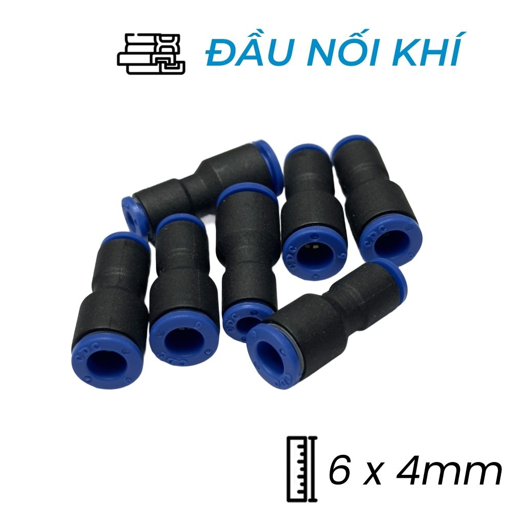 Đầu Nối Nhanh Giảm Phi 6x04 Đen CDC MPG 0604 Rẻ Nhất