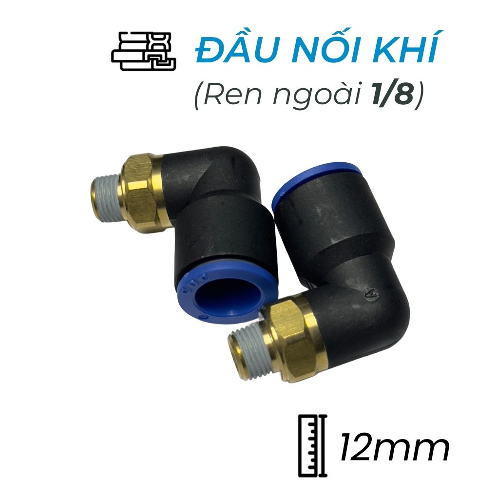 Đầu Nối Nhanh Cong Phi 12 Ren 1/8 CDC MPL 1201 Bền 2025