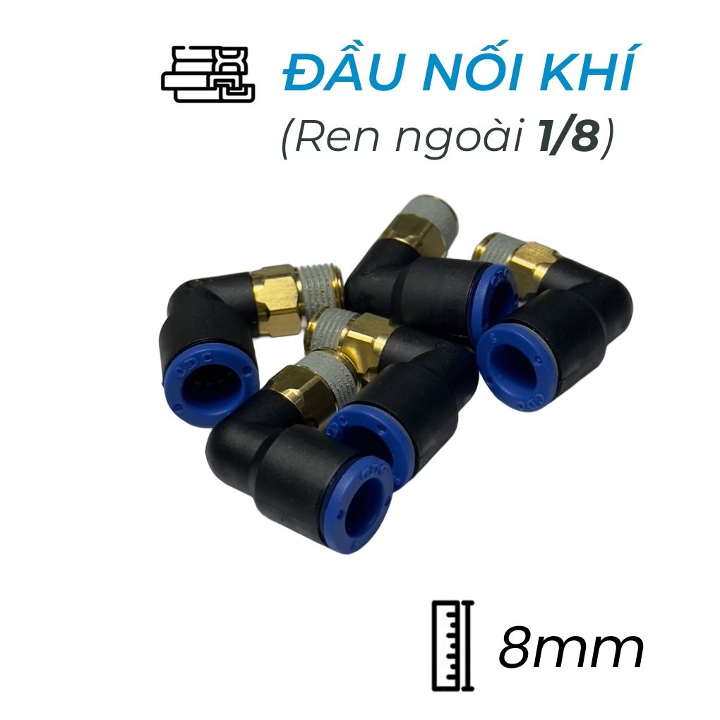 Đầu Nối Nhanh Cong Phi 8 Ren 1/8 CDC MPL 0801 Bền 2025