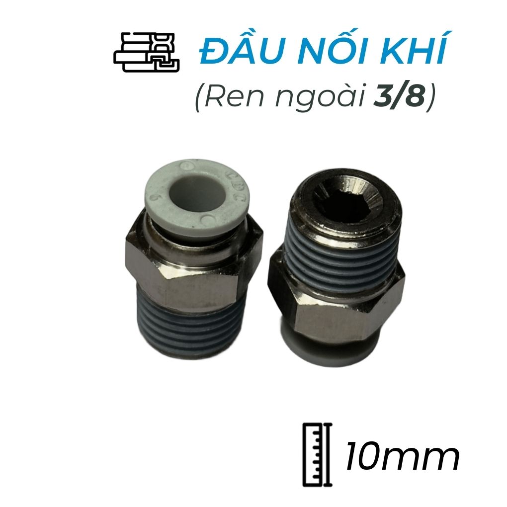 Đầu Nối Nhanh Phi 10 Ren 3/8 CDC MPC 1003N-W Giá Tốt