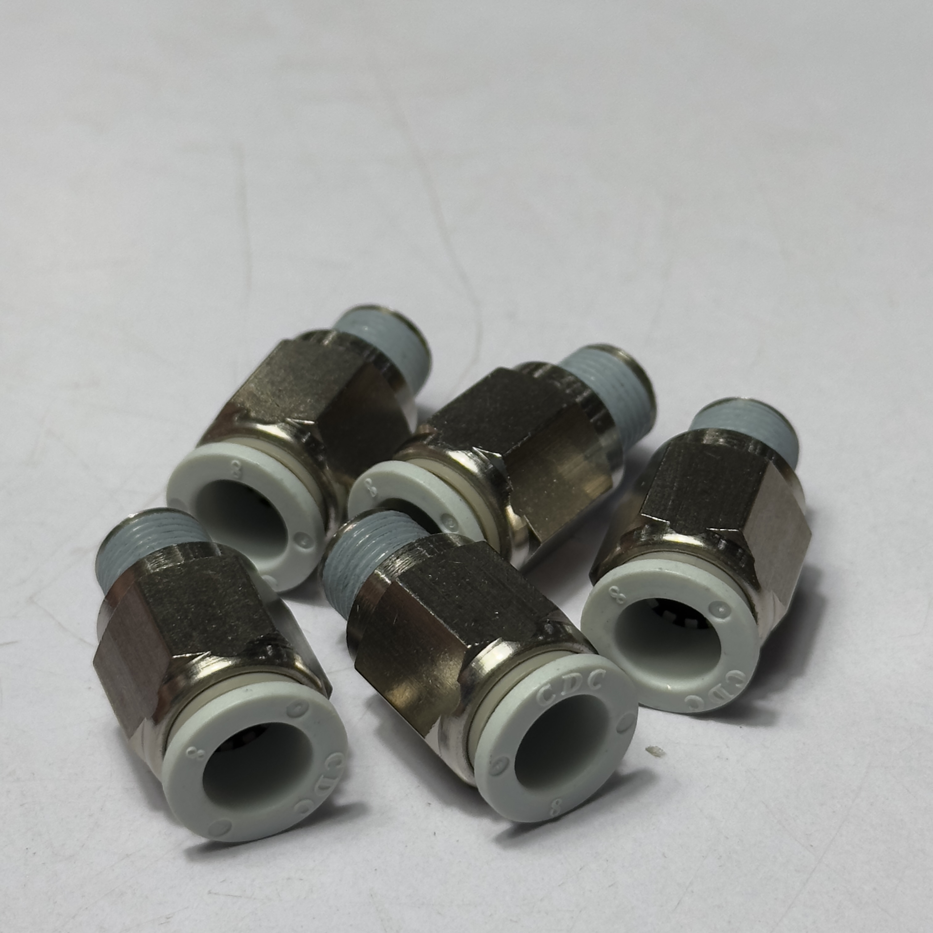 Alternative view of Đầu Nối Nhanh Phi 8 Ren 1/8 CDC MPC 0801N-W Giá Tốt