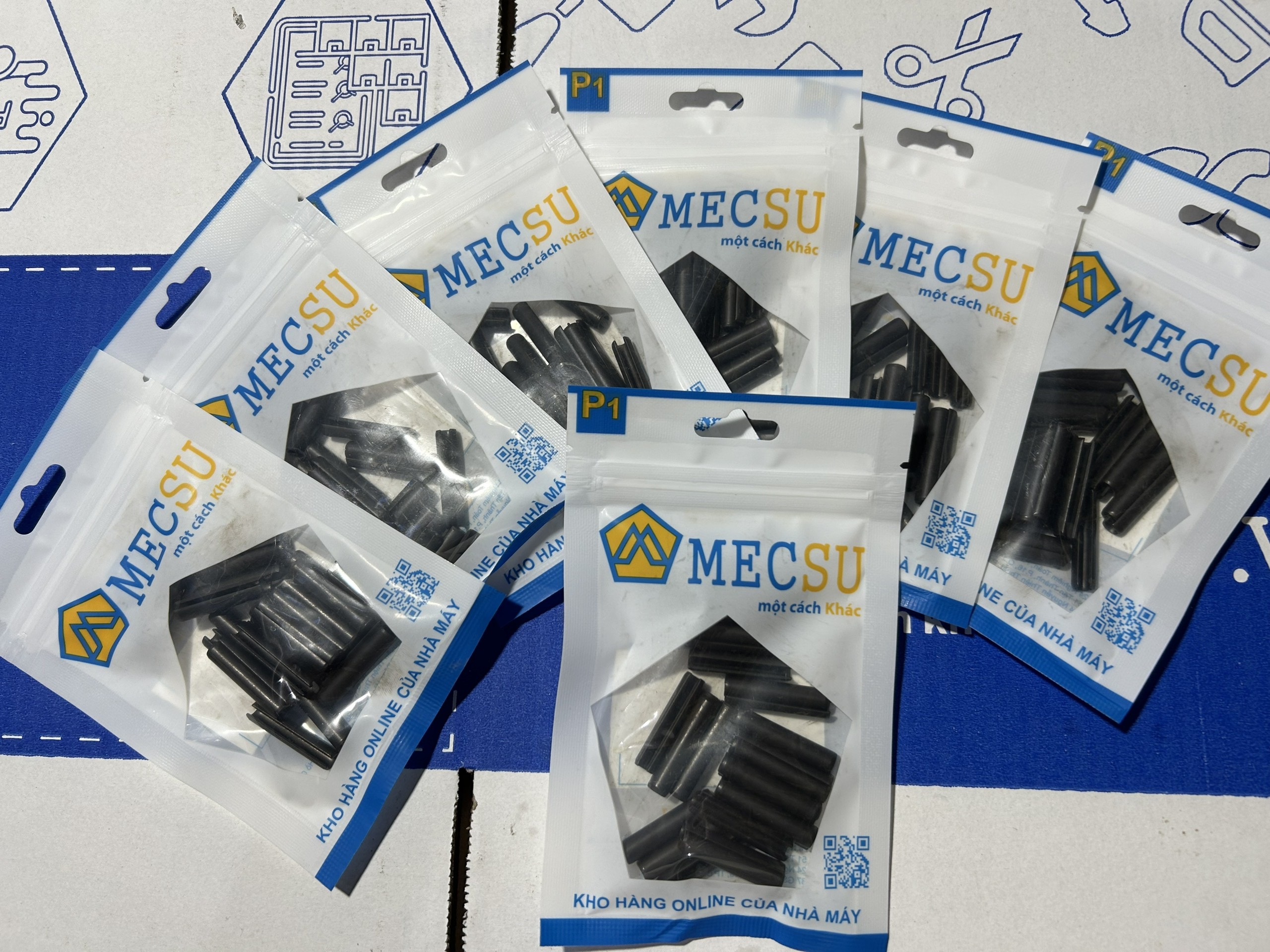 Chốt Ống DIN1481 Thép 65Mn Đen D4x40mm (100Cái/Bịch) - Ảnh 5