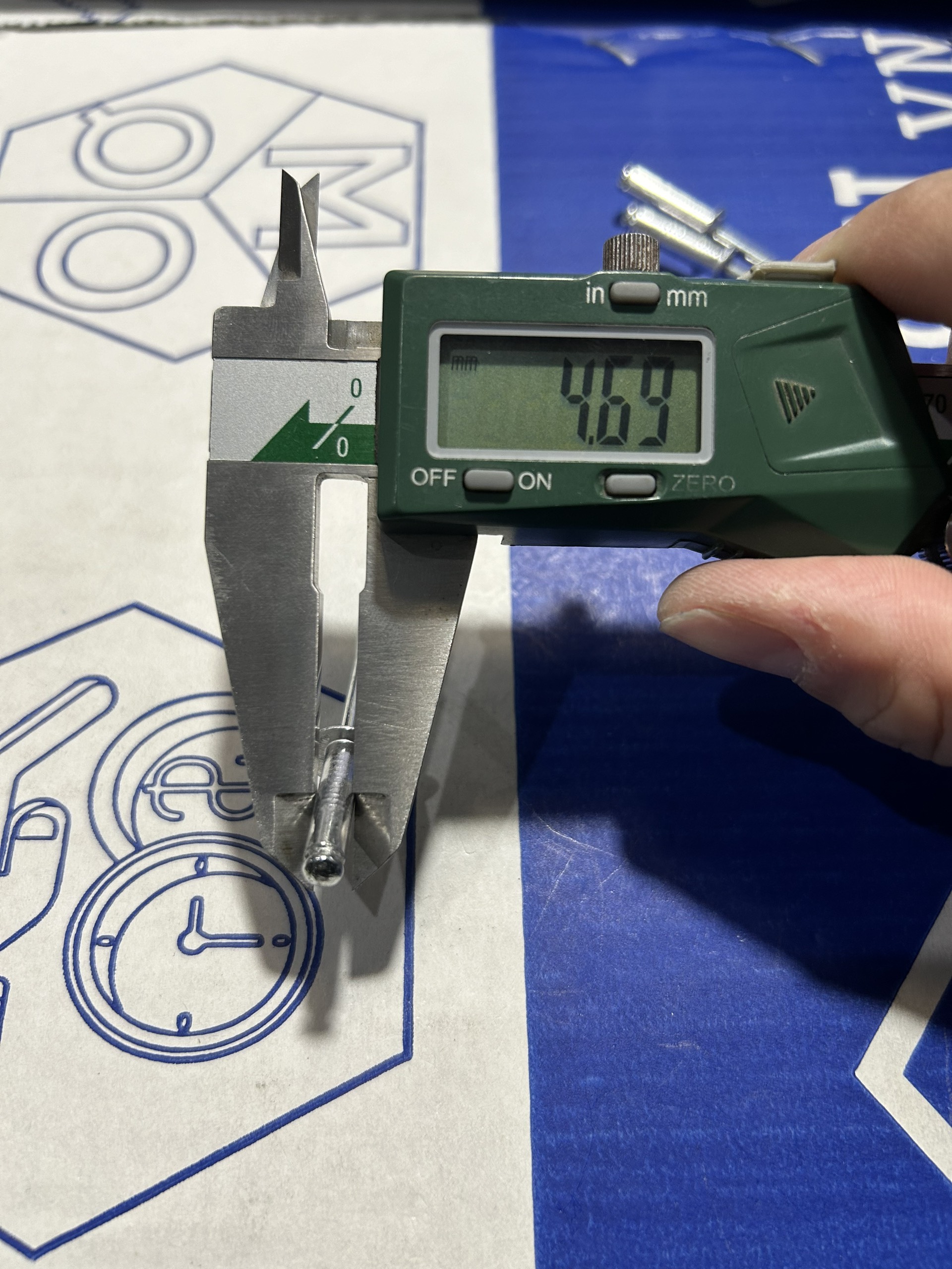 Alternative view of Rivet Nhôm OD4.8x19mm (250 Cái)