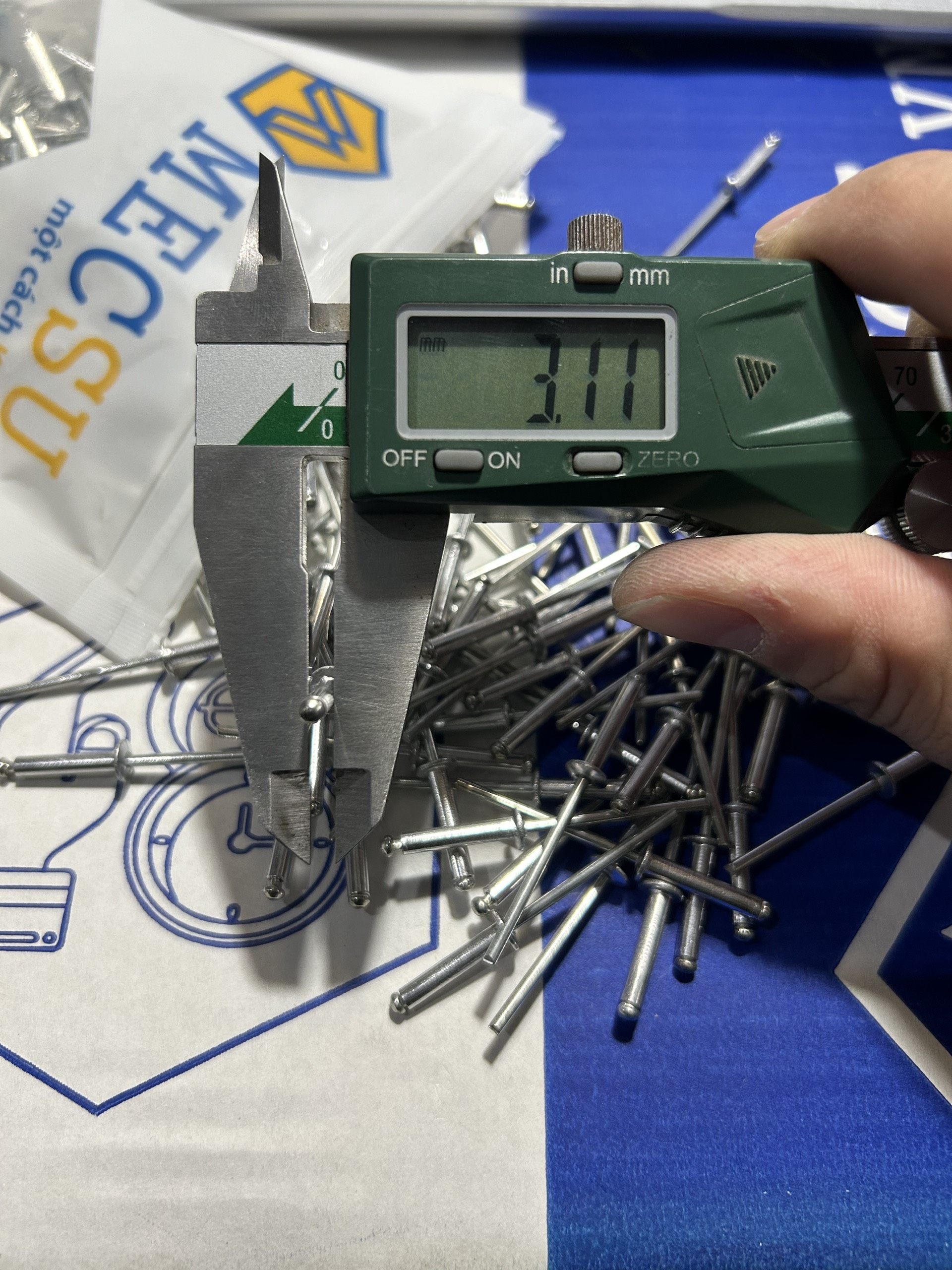 Rivet Nhôm OD3.2x16mm (250 Cái) - Ảnh 2