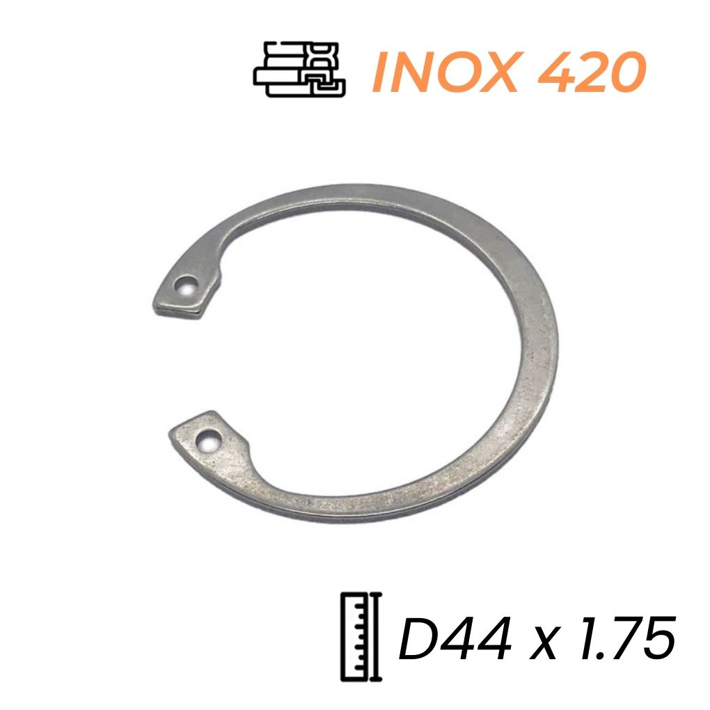 Phe Gài Lỗ Inox 420 DIN472 D44x1.75 (5Cái/Bịch)