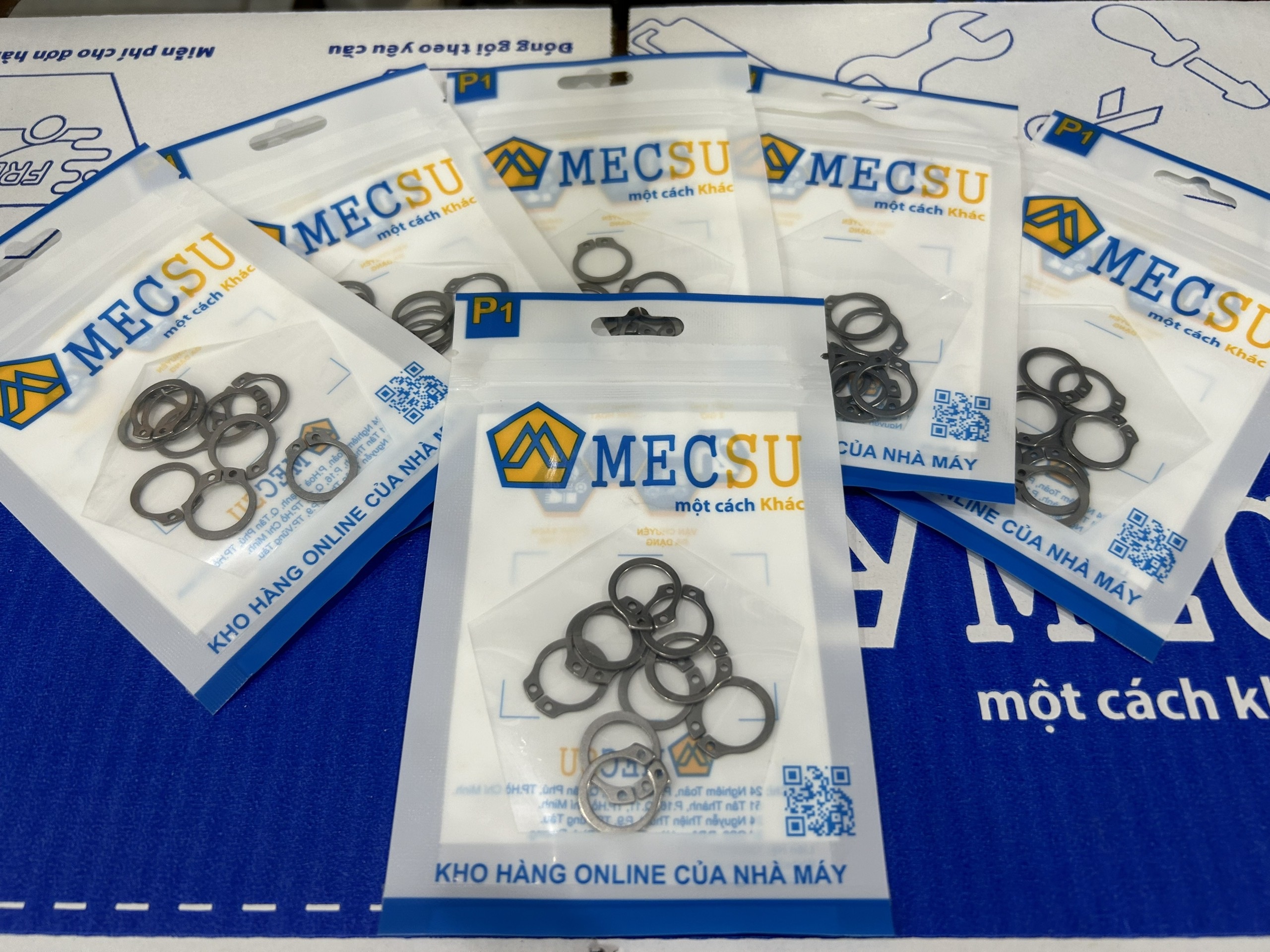 Alternative view of Phe Gài Trục Inox 420 DIN471 D36x1.75 (5Cái/Bịch)