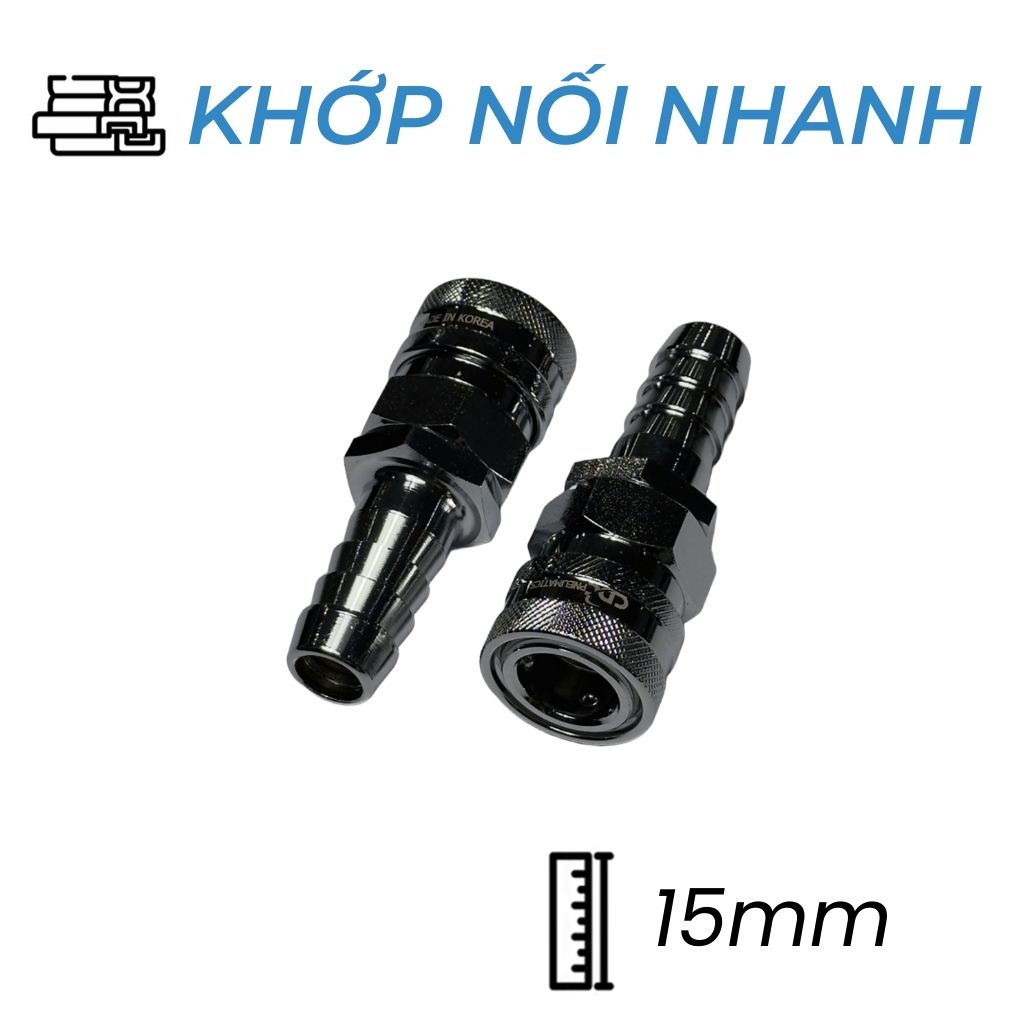 Khớp Nối Nhanh Đuôi Chuột Bi 15mm CDC SH 400 Rẻ Nhất