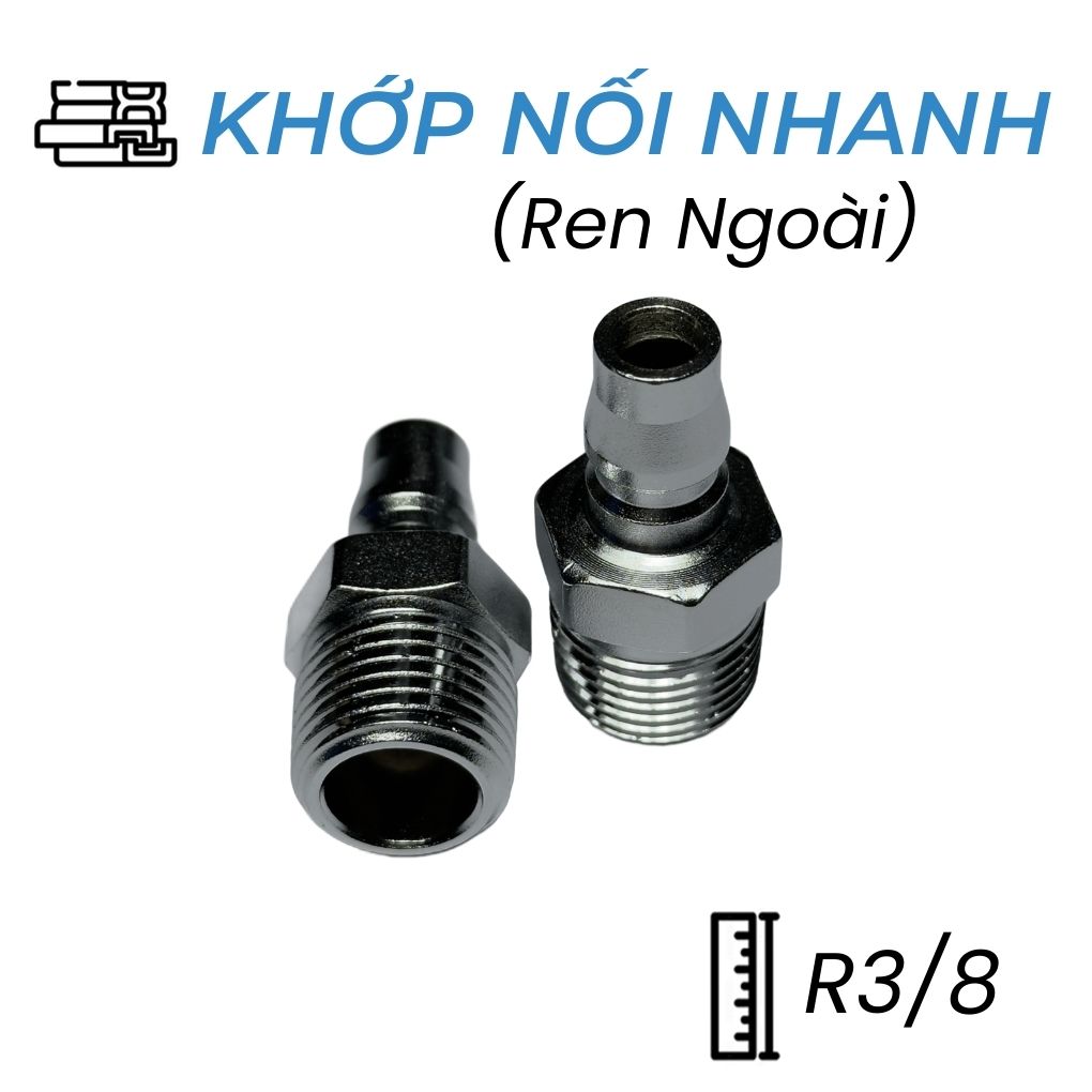 Khớp Nối Nhanh Khí Nén Đực R3/8 CDC PM 30 Giá Rẻ