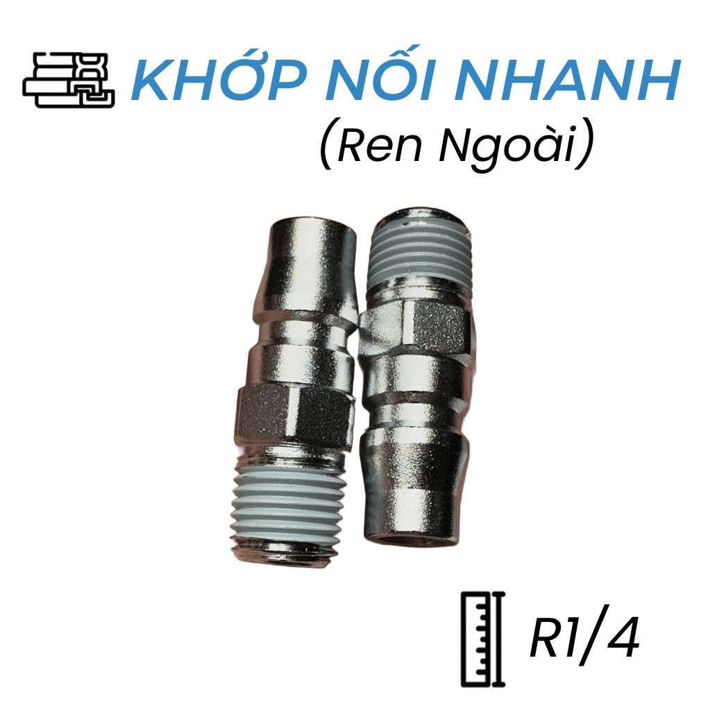 Khớp Nối Nhanh Khí Nén Đực R1/4 CDC PM 20 Rẻ Nhất