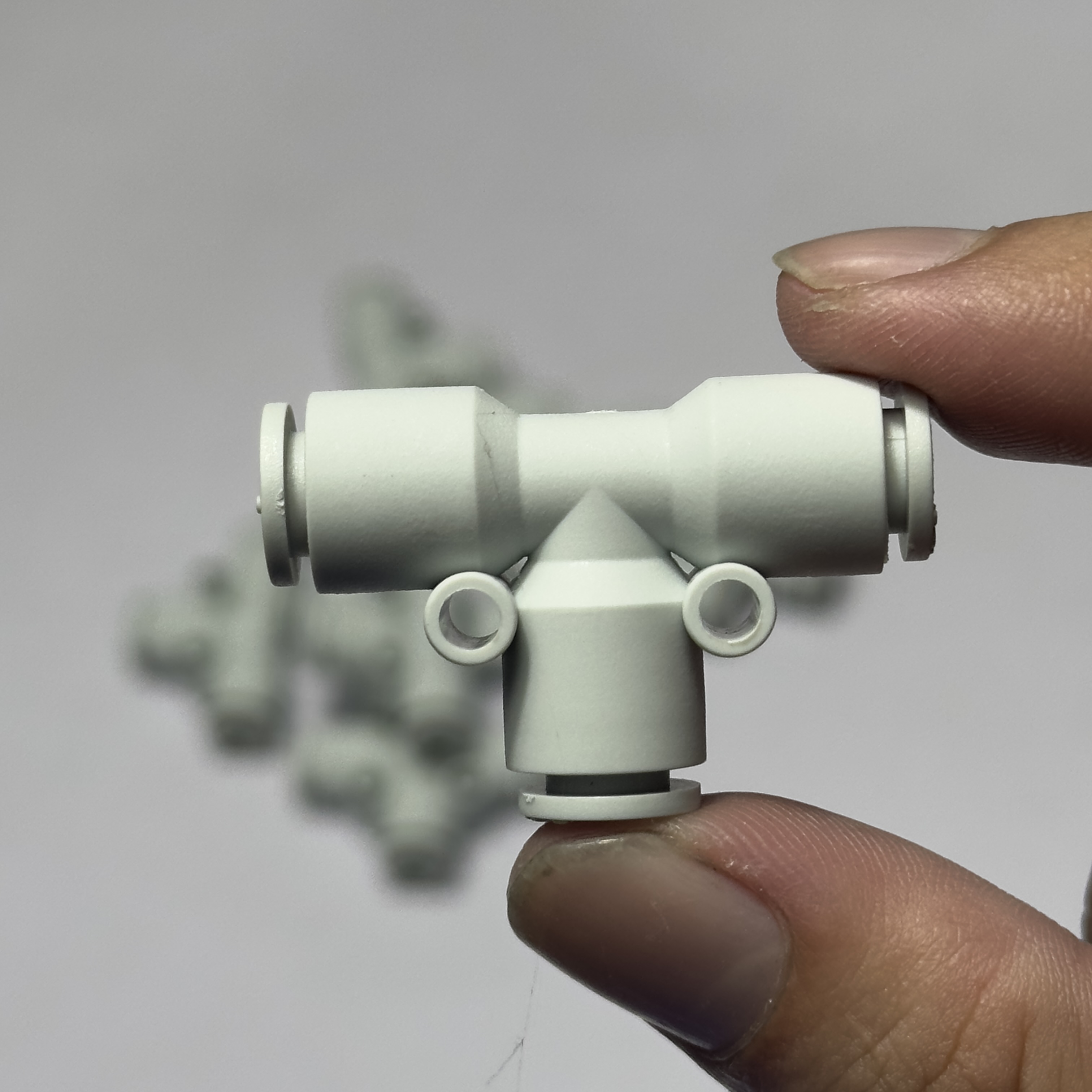 Alternative view of Đầu Nối Nhanh Chữ T Phi 6 Trắng CDC MPUT 06-W Bền Nhất