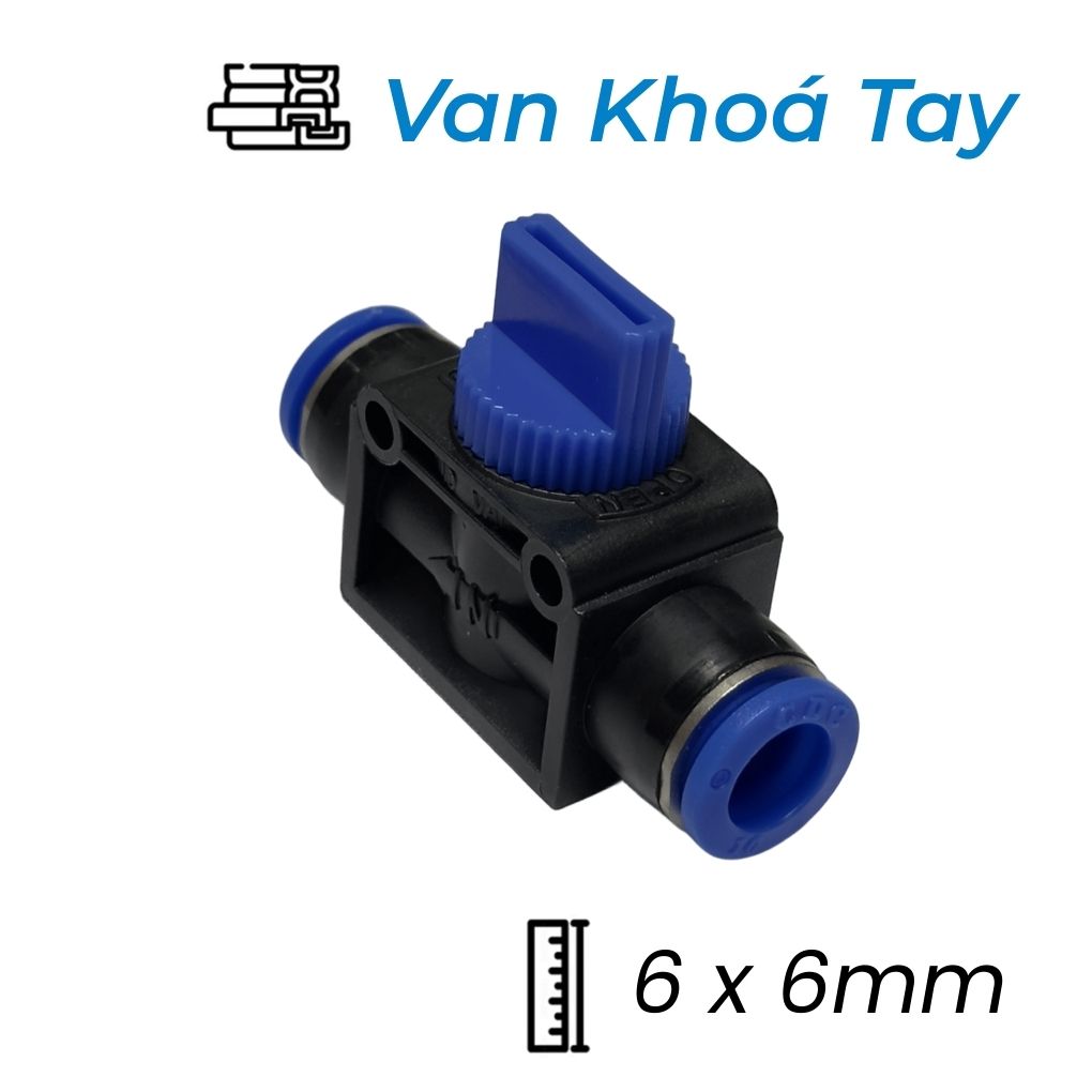 Van Khóa Tay Khí Nén Phi 6 CDC HVU 0606 Bền Nhất