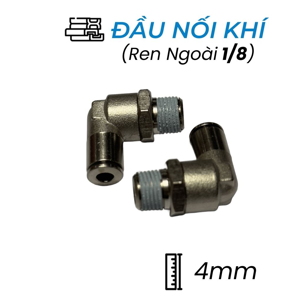 Đầu Nối Nhanh Đồng Cong Phi 4 Ren 1/8 CDC BPL 04R01 Rẻ Nhất