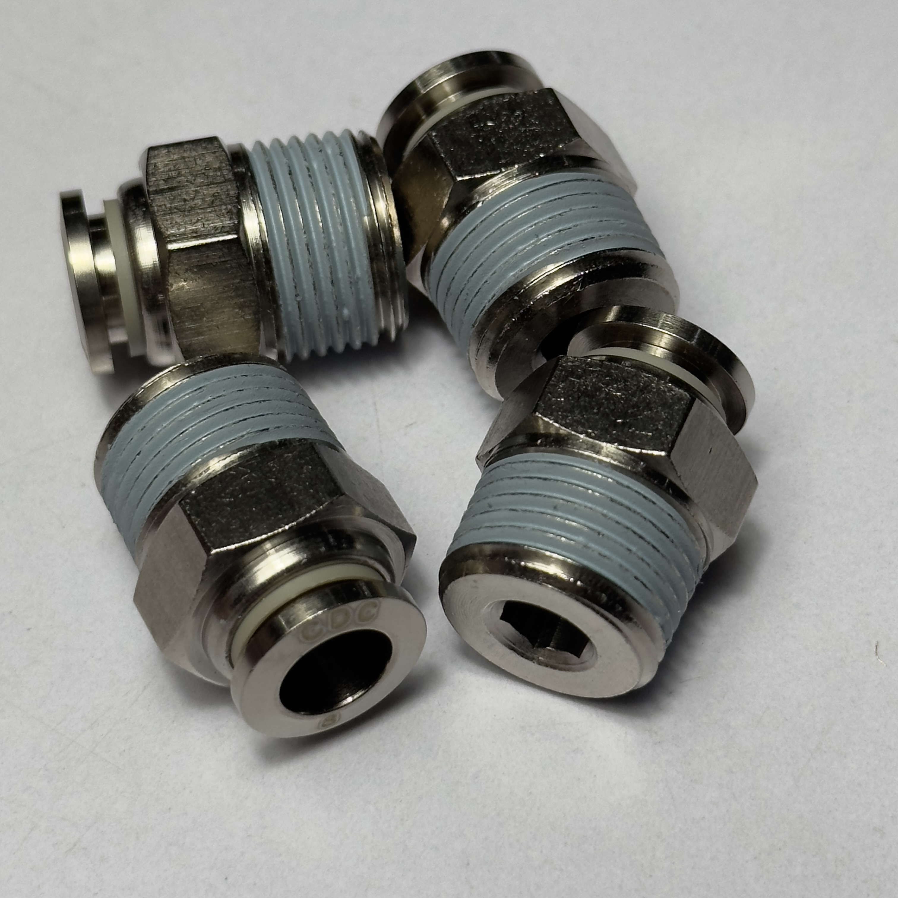 Alternative view of Đầu Nối Nhanh Đồng Phi 8 Ren 3/8 CDC BPC 08R03 Bền 2025